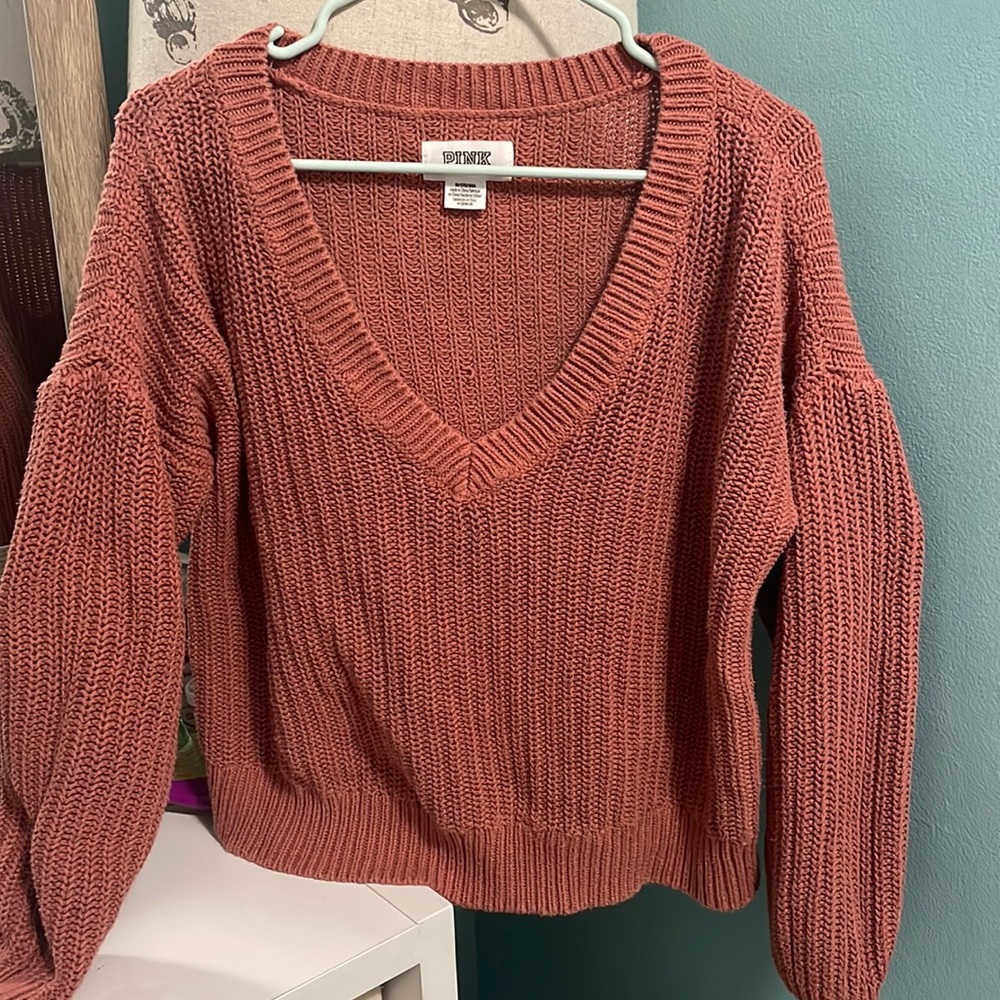 PINK cropped sweater